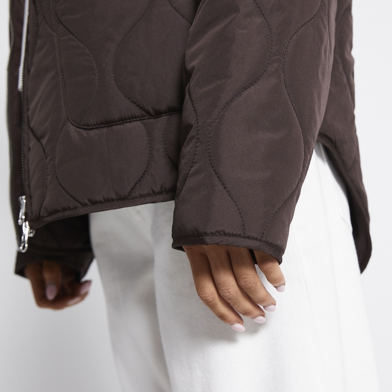 Quilted jacket "Ottilia" Brown